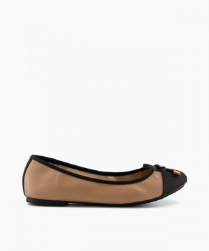 Dune London Hartlyn Ballerinas Damen Braun | 287-FTZXWU