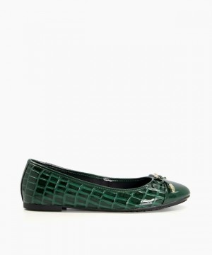Dune London Hartlyn Ballerinas Damen Grün | 347-OFVEYD