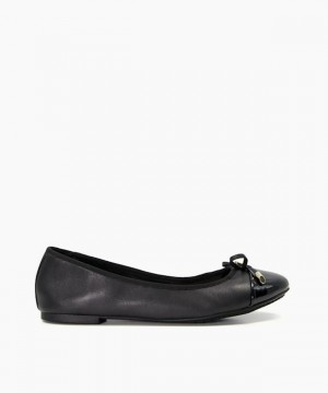Dune London Hartlyn Ballerinas Damen Schwarz | 214-PZUMWS