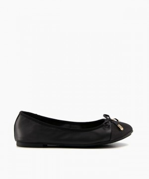 Dune London Hartlyn Ballerinas Damen Schwarz | 563-QPAEVH