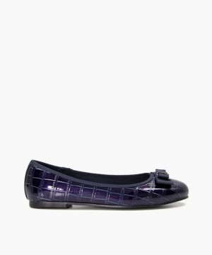 Dune London Hylas Ballerinas Damen Blau | 974-BQAMJE