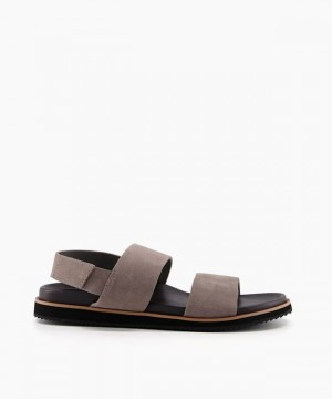 Dune London Idda Lässige Sandalen Herren Grau | 768-JGXLVO