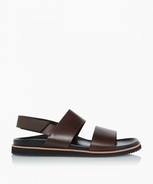 Dune London Idda Sandalen Herren Braun | 691-ODQCKA
