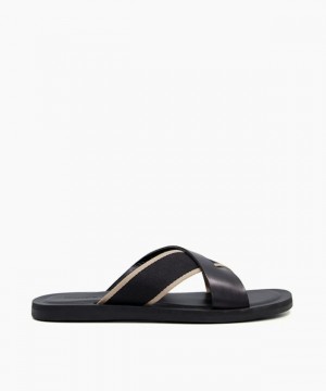 Dune London Ideal Sandalen Herren Schwarz | 753-OJXGUW