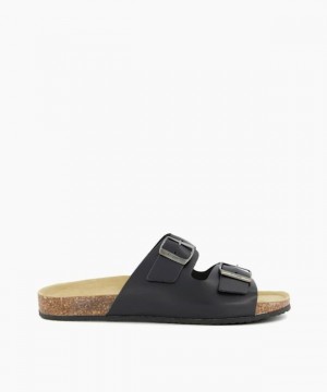 Dune London Imprint Lässige Sandalen Herren Schwarz | 241-ZULNXG