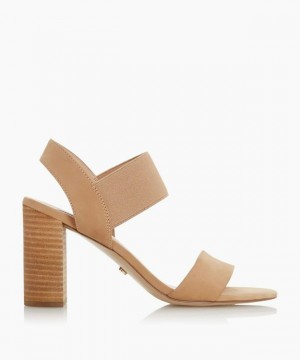 Dune London Jumper Sandalen mit Absatz Damen Braun | 745-WJAGUE