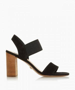 Dune London Jumper Sandalen mit Absatz Damen Schwarz | 702-IWSCBL