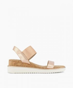 Dune London Kalippo Sandalen Flach Damen Weiß | 103-CQPYJA