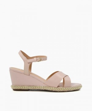 Dune London Keelie Keilsandalen Damen Rosa | 628-VRSDAT