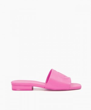Dune London Lilyana Sandalen Flach Damen Rosa | 539-MPUFAX
