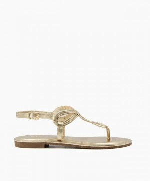 Dune London Logic Sandalen Flach Damen Schwarz | 609-LJANVW