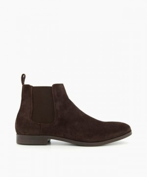 Dune London Maccles Chukkastiefel Herren Braun | 214-CQIRAT