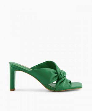 Dune London Magnet Sandalen mit Absatz Damen Grün | 158-GSVWQM