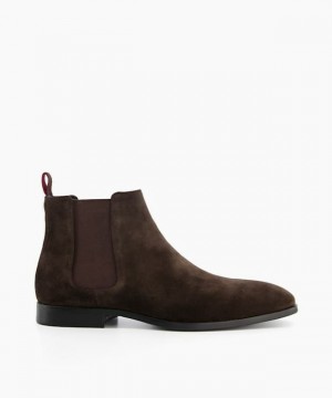 Dune London Mantle Chelsea Stiefel Herren Braun | 591-ETHBYZ