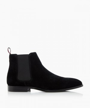 Dune London Mantle Chelsea Stiefel Herren Schwarz | 921-HJIFCR
