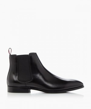 Dune London Mantle Chukkastiefel Herren Schwarz | 670-PVZFLX