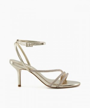 Dune London Maximum Sandalen mit Absatz Damen Schwarz | 165-HRKZSP