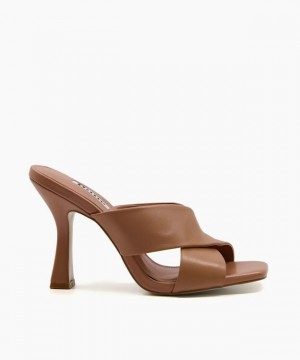 Dune London Melow Mules Damen Braun | 647-CZBNEV