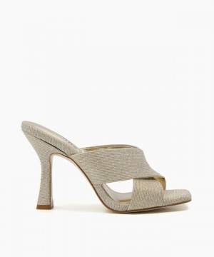 Dune London Melow Mules Damen Weiß | 985-TZHMNE