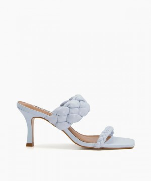 Dune London Message Mules Damen Blau | 780-HQXKWU