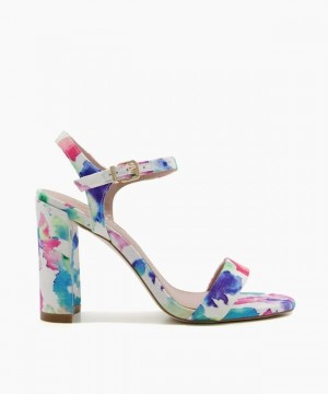 Dune London Milano Sandalen mit Absatz Damen Mehrfarbig | 805-RVHESF