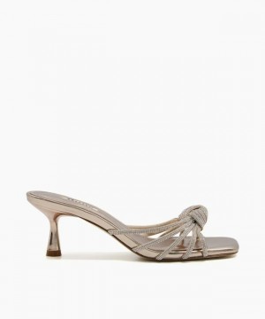 Dune London Mish Mules Damen Weiß | 372-OLJFNB