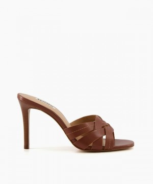 Dune London Morias Mules Damen Braun | 957-TJFMSK