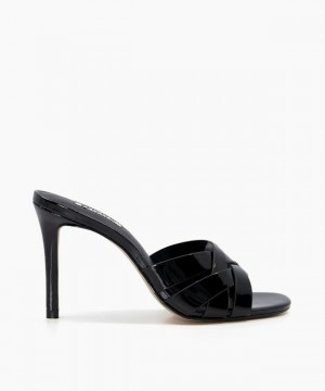 Dune London Morias Mules Damen Schwarz | 520-IRWAEN