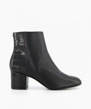 Dune London Oleah Stiefeletten Damen Schwarz | 847-OQZKCU