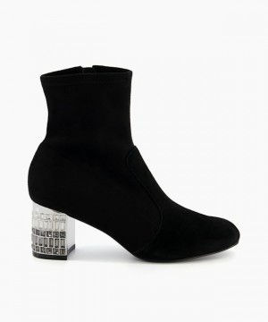 Dune London Ostia Stiefeletten Damen Schwarz | 748-LUVJAC