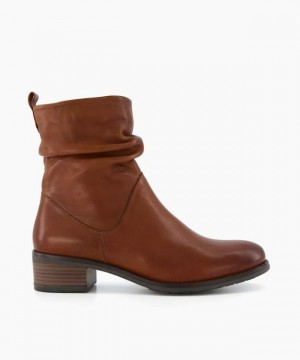 Dune London Pagers 2 Stiefeletten Damen Braun | 109-NKWJYQ