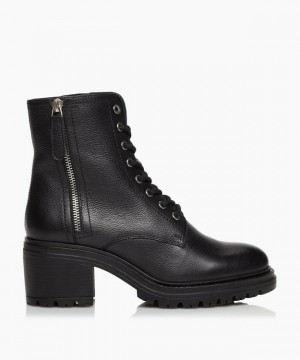 Dune London Paiton T Stiefeletten Damen Schwarz | 134-OXRLJS