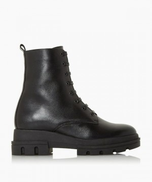 Dune London Parque T Stiefeletten Damen Schwarz | 362-QKCBWF
