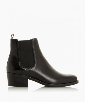 Dune London Patrole T Chelsea Stiefel Damen Schwarz | 314-YEZCRX