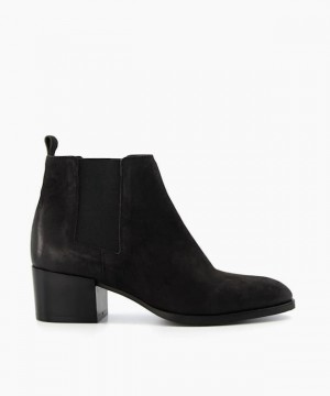 Dune London Payger Stiefeletten Damen Schwarz | 948-OMWLJH