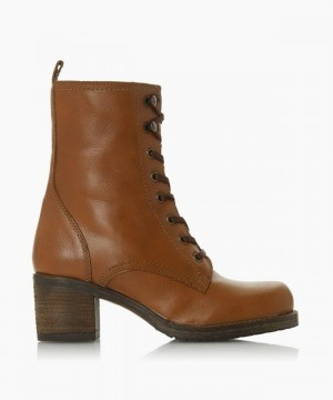 Dune London Pearse T Stiefeletten Damen Braun | 294-HZMCEW