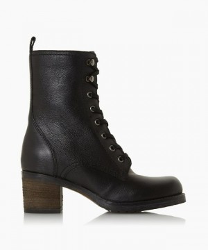 Dune London Pearse T Stiefeletten Damen Schwarz | 109-VSMZTL