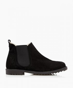 Dune London Pedal Chelsea Stiefel Damen Schwarz | 065-FYRPIS