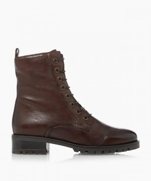 Dune London Prestone Stiefeletten Damen Braun | 408-LHZFAU