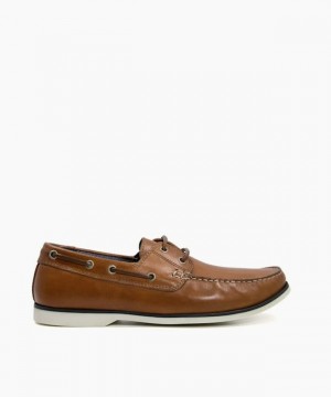 Dune London Sail Bootsschuhe Herren Braun | 745-BJXYTM