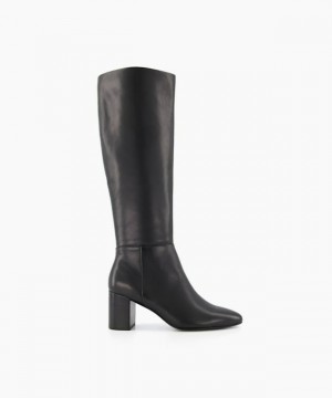 Dune London Santie Kniehohe Stiefel Damen Schwarz | 521-OPZYIT