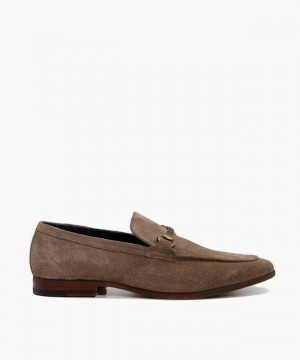 Dune London Santino Halbschuhe Herren Grau Braun | 697-KOGZBX
