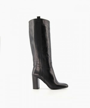 Dune London Selene Kniehohe Stiefel Damen Schwarz | 375-AHLCTP