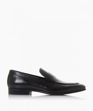 Dune London Server Halbschuhe Herren Schwarz | 598-TEWNDY