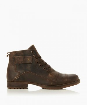 Dune London Simon Freizeitstiefel Herren Braun | 397-JTSVAF