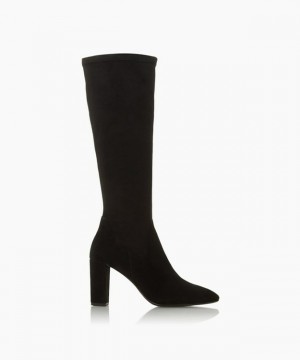 Dune London Siren Kniehohe Stiefel Damen Schwarz | 063-AKNZVJ