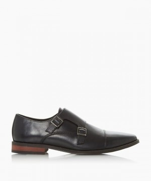 Dune London Stew Schicke Schuhe Herren Schwarz | 305-VXYHGD
