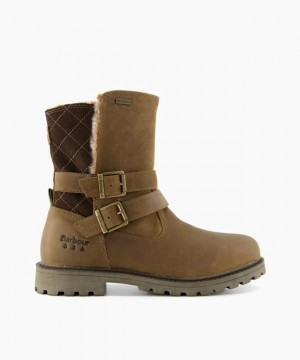 Dune London Sycamore 1 Stiefeletten Damen Braun | 958-CAHIVW