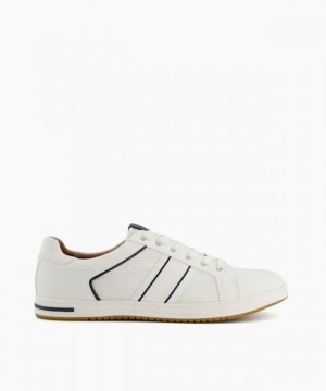 Dune London TRUE Freizeitschuhe Herren Weiß | 208-YAHLQB