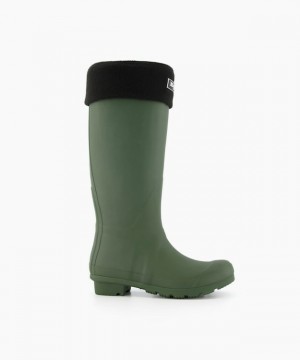 Dune London Tellie Kniehohe Stiefel Damen Grün | 129-PABOJT